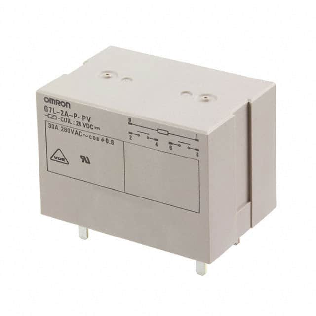 G7L-2A-P-PV-DC24 RELAY GEN PURPOSE DPST 30A 24V