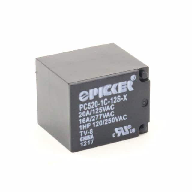 PC520-1C-12S-X RELAY GEN PURPOSE SPDT 20A 12V
