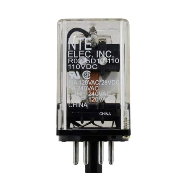 R02-5D10-110 RELAY GEN PURPOSE SPDT 10A 110V