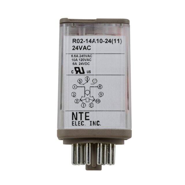 R02-14A10-24 RELAY GEN PURPOSE 3PDT 10A 24V