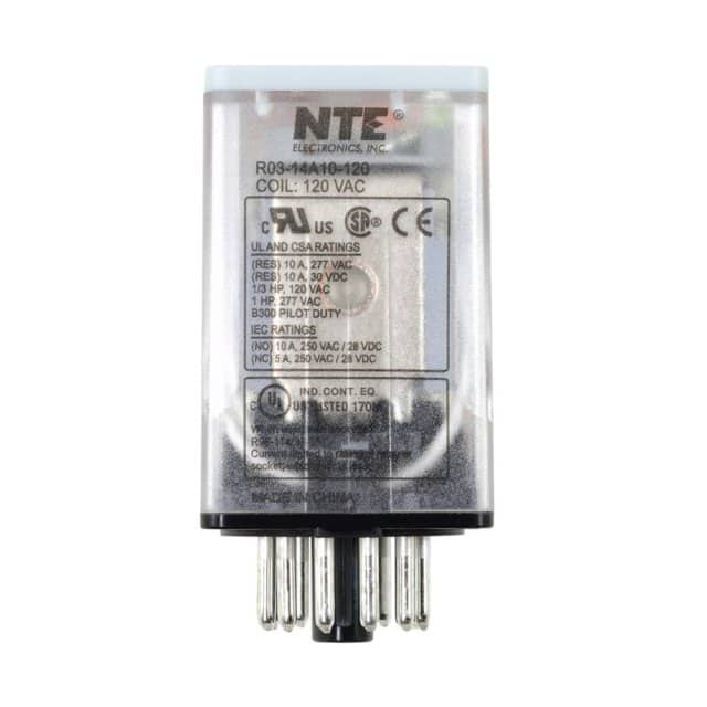 R03-14A10-120 RELAY GEN PURPOSE 3PDT 10A 120V
