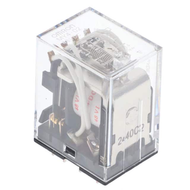 MY4-02-DC48 RELAY GEN PURPOSE 4PDT 3A 48V
