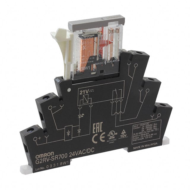 G2RV-SR700 AC/DC24 RELAY GEN PURPOSE SPDT 6A 24V