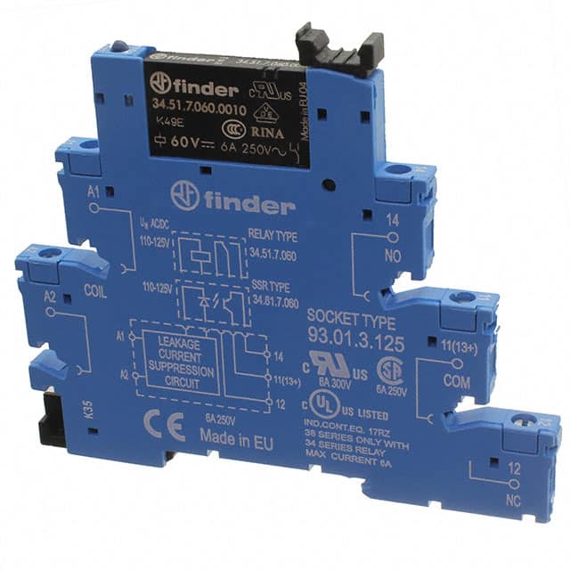 38.51.3.125.0060 RELAY GEN PURPOSE SPDT 6A 125V