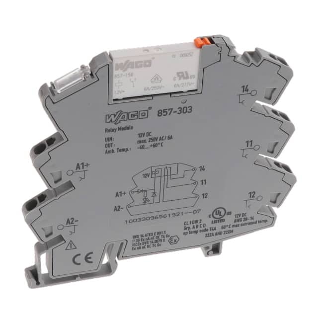857-303 RELAY GEN PURPOSE SPDT 6A 12V