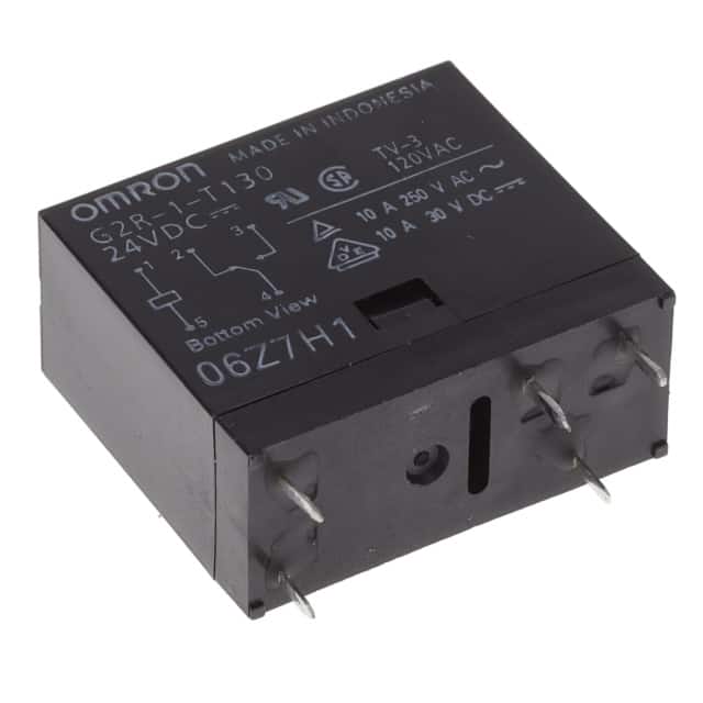 G2R-1-T130 DC24 RELAY GEN PURPOSE SPDT 10A 24V