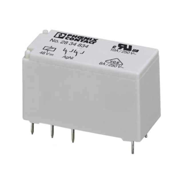 2834834 RELAY GEN PURPOSE DPDT 8A 48V