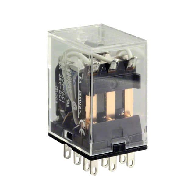 MY3-DC24 RELAY GEN PURPOSE 3PDT 5A 24V