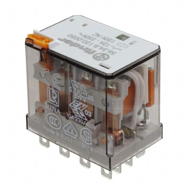 56.34.8.120.0040 RELAY GEN PURPOSE 4PDT 12A 120V
