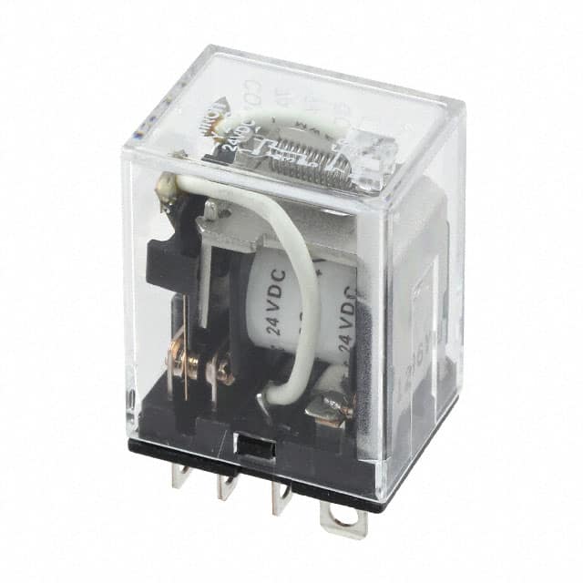 LY2-C DC24 RELAY GEN PURPOSE DPDT 10A 24V
