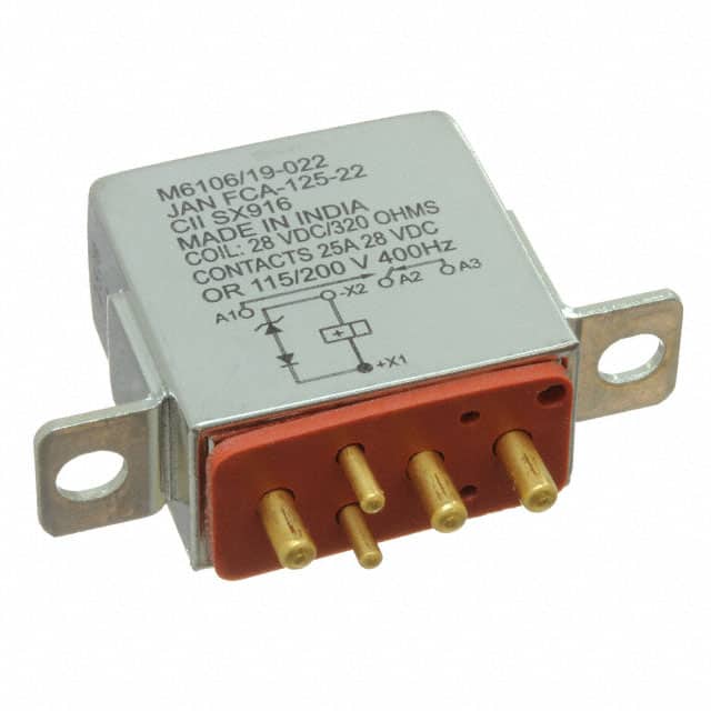 FCA-125-22 RELAY GEN PURPOSE SPDT 25A 28V
