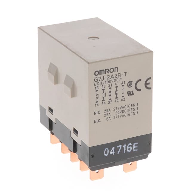 G7J-2A2B-T DC100 RELAY GEN PURPOSE 4PST 25A 100V