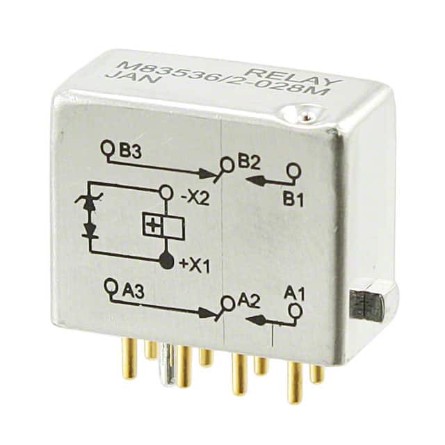 FCB-205-0228M RELAY GEN PURPOSE DPDT 5A 28V