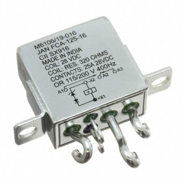 FCA-125-16 RELAY GEN PURPOSE SPDT 25A 28V