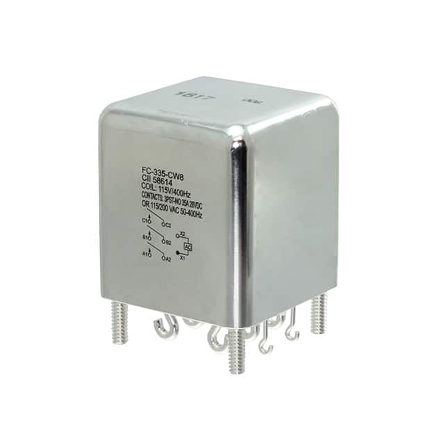 FC-335-CW8 RELAY GEN PURPOSE 3PST 35A 115V