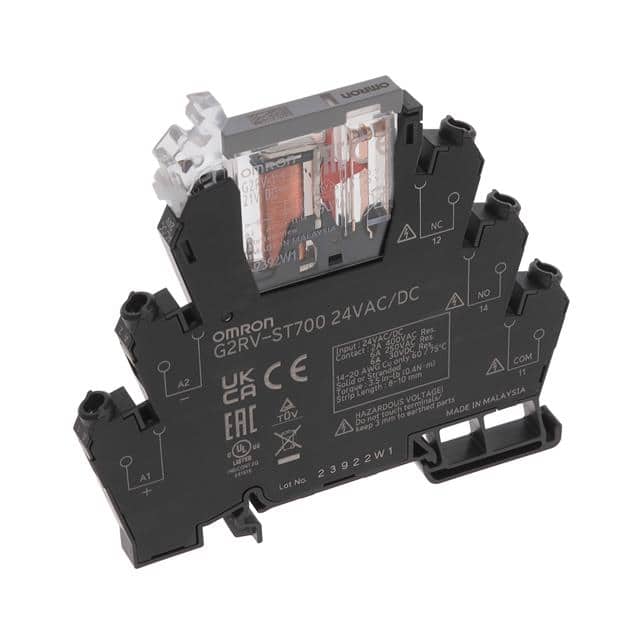 G2RV-ST700 AC/DC24 RELAY GEN PURPOSE SPDT 6A 24V