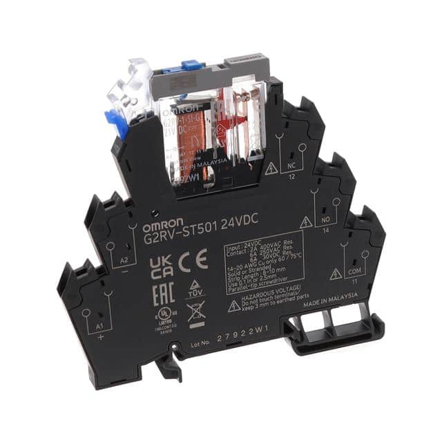 G2RV-ST501 DC24 RELAY GEN PURPOSE SPDT 6A 24V