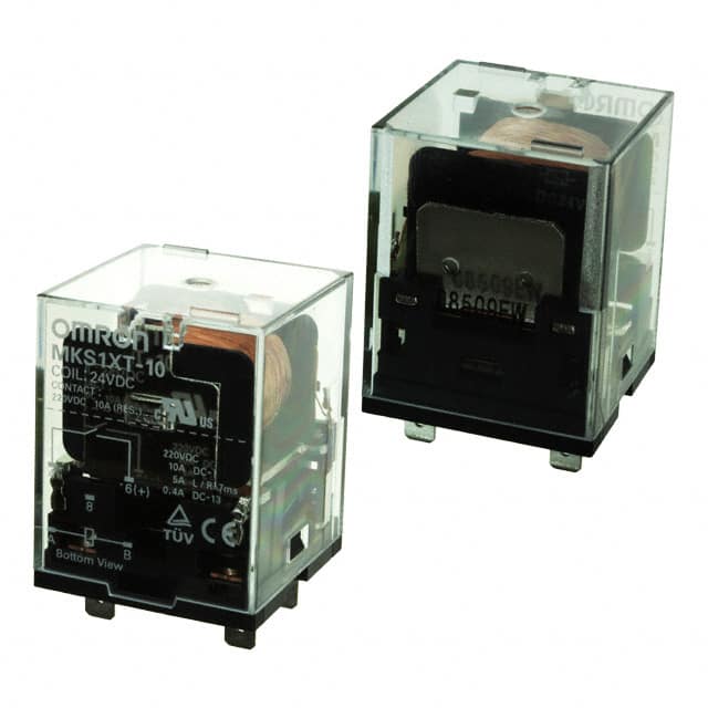 MKS1XT-10 DC24 RELAY GEN PURPOSE SPST 10A 24V