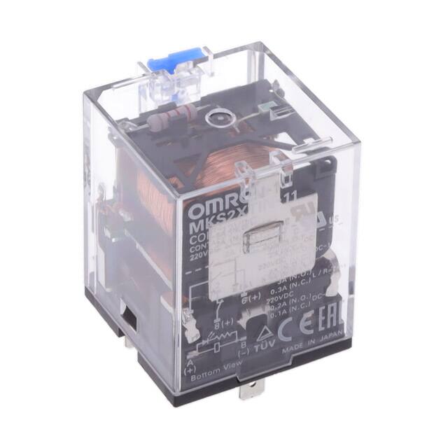 MKS2XTIN-11 DC12 RELAY GEN PURPOSE DPST 5A 12V