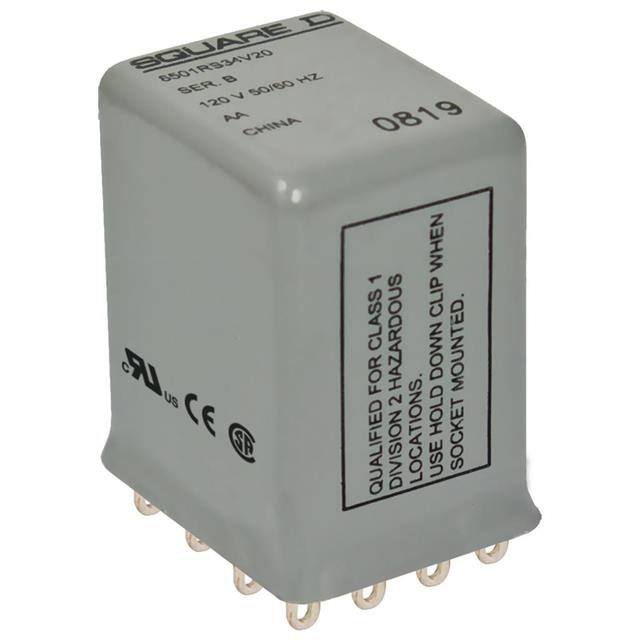 8501RS34V14 PLUG IN RELAY, TYPE R, HERMETICA