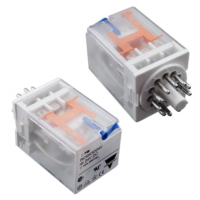 RCI003D24V RELAY GEN PURPOSE 3PDT 10A 24V