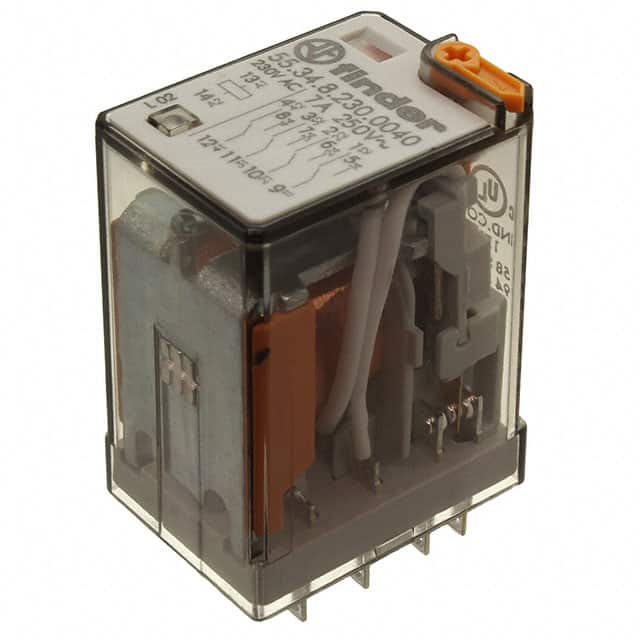 55.34.8.230.0040 RELAY GEN PURPOSE 4PDT 7A 230V
