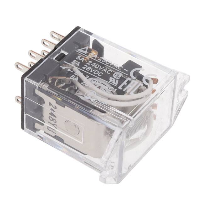 MY4F AC24 RELAY GEN PURPOSE 4PDT 3A 24V