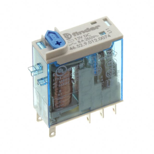46.52.9.012.0074 RELAY GEN PURPOSE DPDT 8A 12V