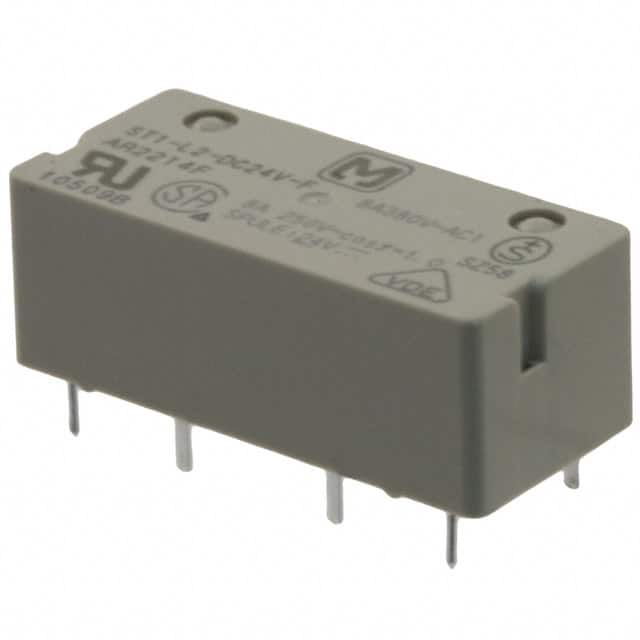 ST1-L2-DC24V-F RELAY GEN PURPOSE DPST 8A 24V