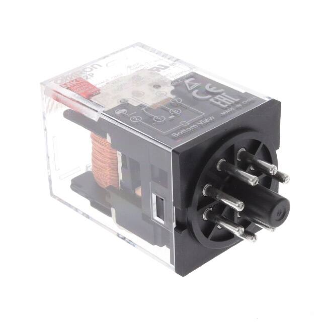 MKS2P AC24 RELAY GEN PURPOSE DPDT 10A 24V