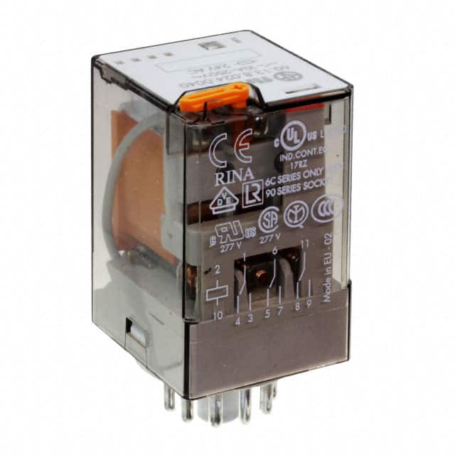 60.13.8.024.0040 RELAY GEN PURPOSE 3PDT 10A 24V