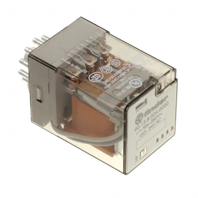 60.13.8.024.0000 RELAY GEN PURPOSE 3PDT 10A 24V