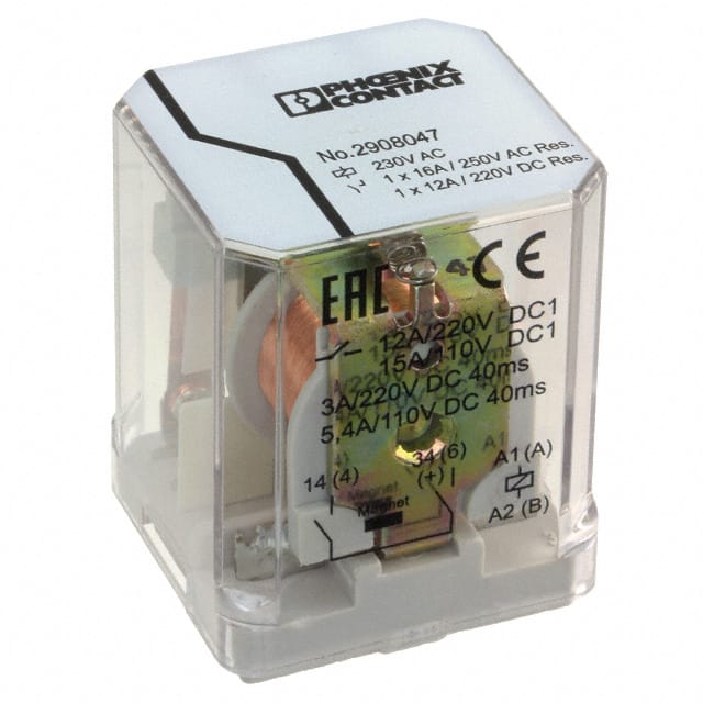 2908047 RELAY GEN PURPOSE SPST 16A 230V