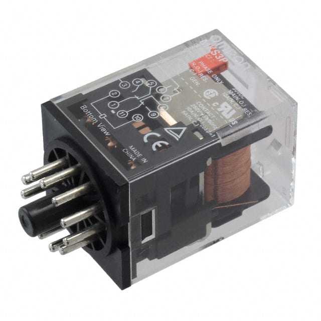 MKS3P DC48 RELAY GEN PURPOSE 3PDT 10A 48V