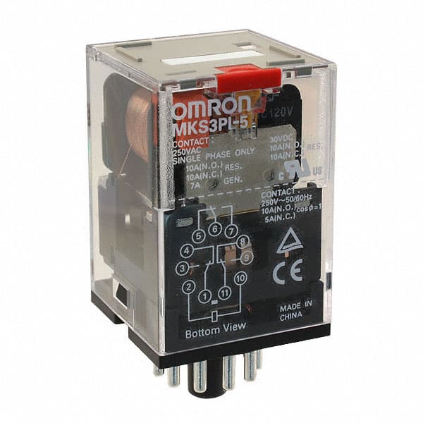 MKS3PI5-AC120 RELAY GEN PURPOSE 3PDT 10A 120V
