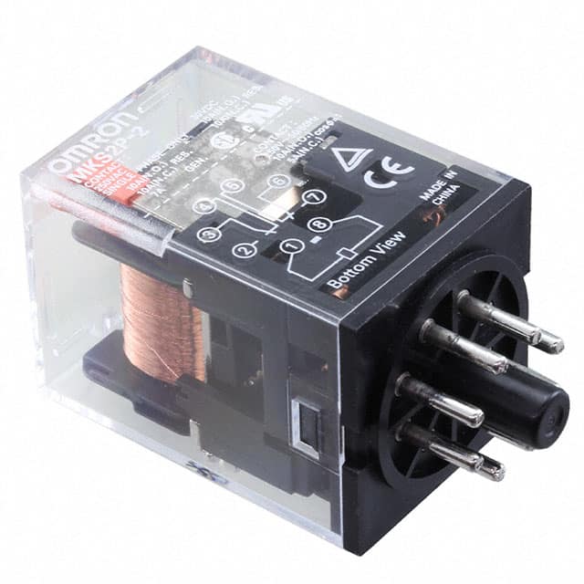 MKS2P-2 AC110 RELAY GEN PURPOSE DPDT 10A 110V
