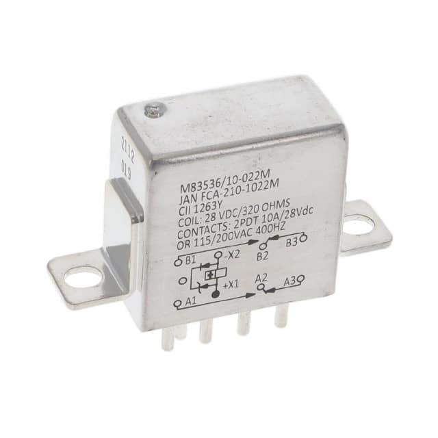FCA-210-1022M RELAY GEN PURPOSE DPDT 10A 28V
