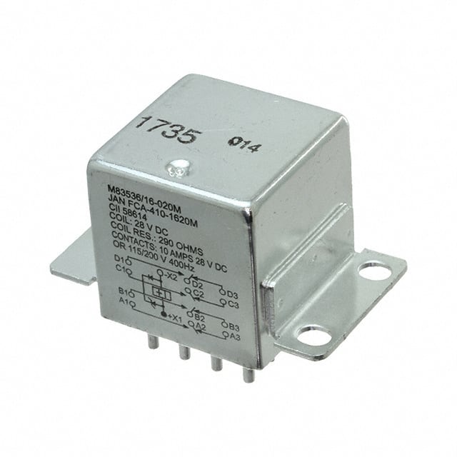 FCA-410-1620M RELAY GEN PURPOSE 4PDT 10A 28V