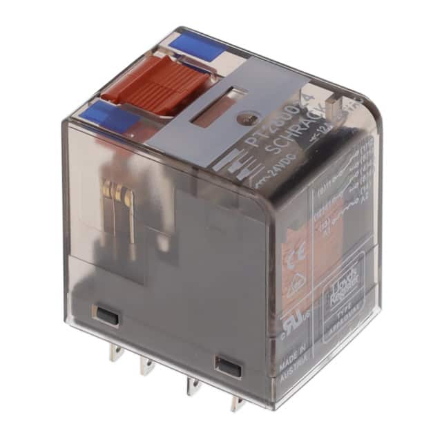 PT280024 RELAY GEN PURPOSE DPDT 12A 24V