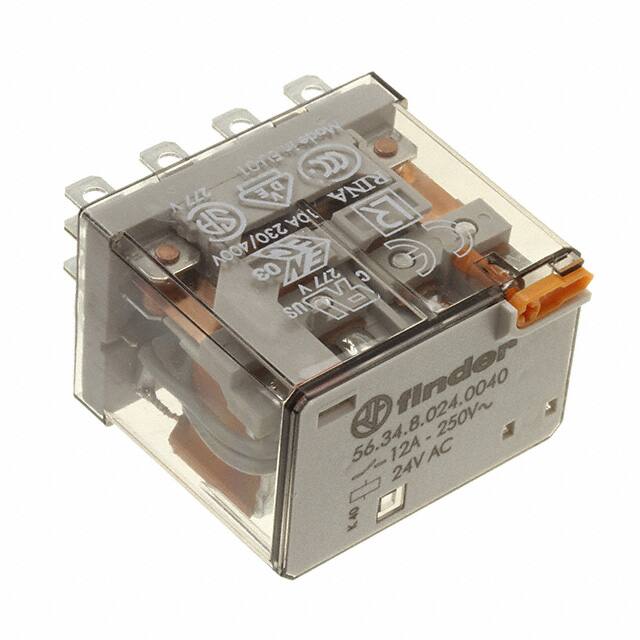 56.34.8.024.0040 RELAY GEN PURPOSE 4PDT 12A 24V