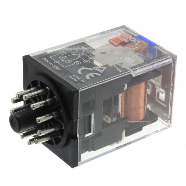 MKS3PI DC110 RELAY GEN PURPOSE 3PDT 10A 110V