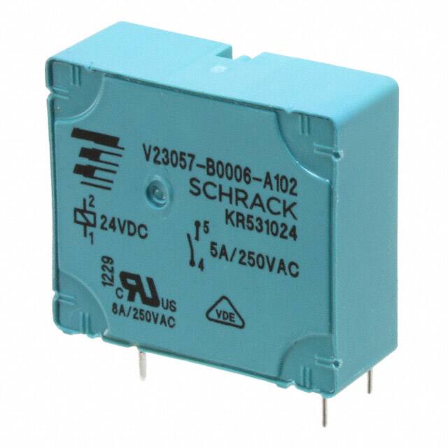 V23057B0006A102 RELAY GEN PURPOSE SPST 5A 24V