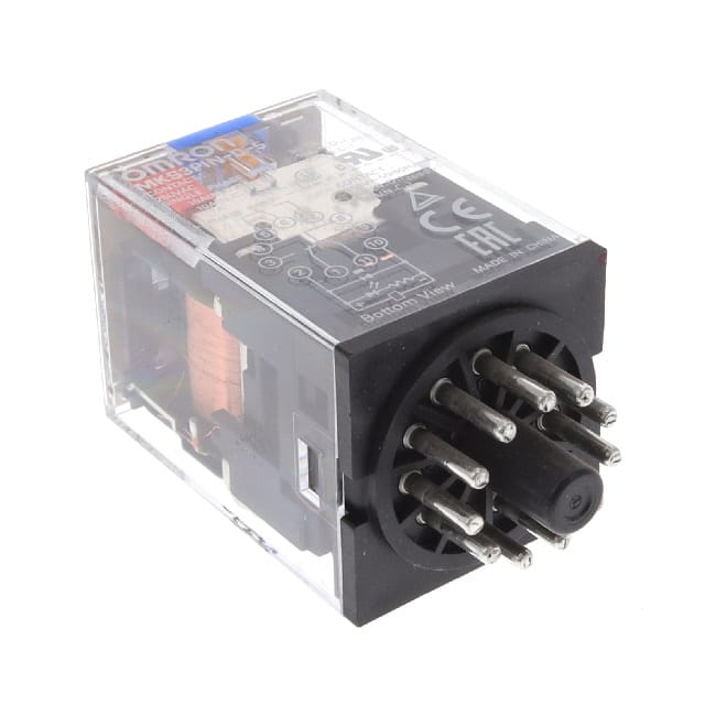 MKS3PIN-D-5 DC110 RELAY GEN PURPOSE 3PDT 10A 110V