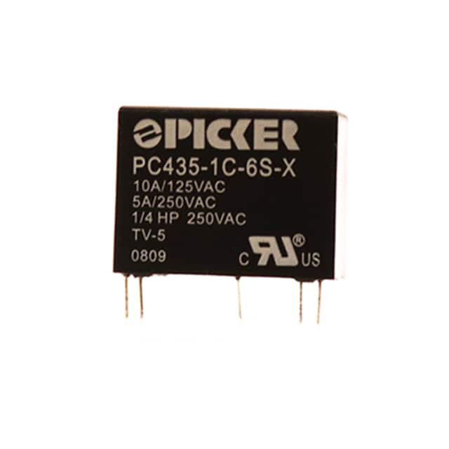 PC435-1C-6S-X RELAY GEN PURPOSE SPDT 10A 6V
