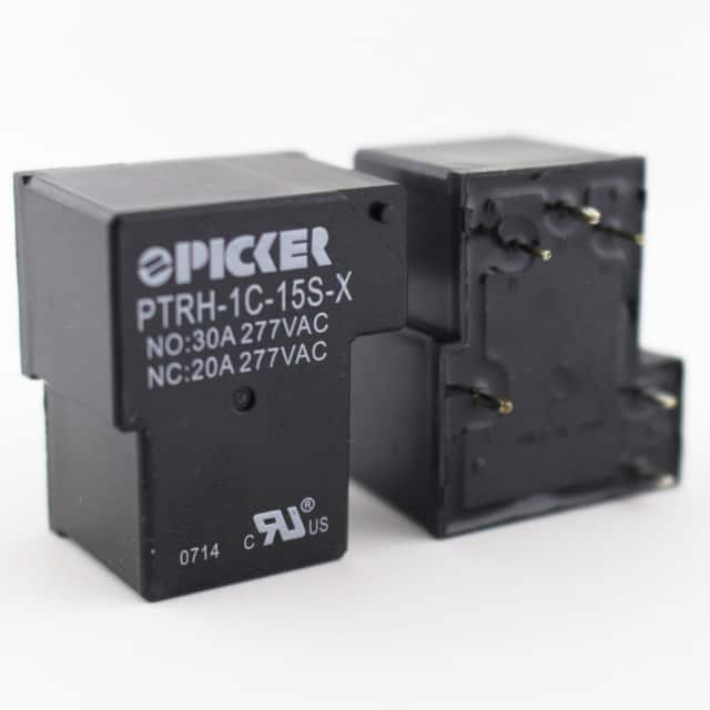 PTRH-1C-15S-X RELAY GEN PURPOSE SPDT 30A 15V
