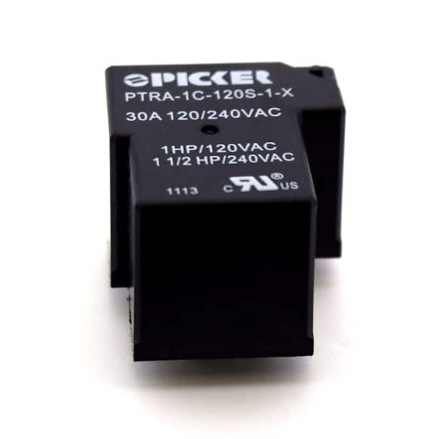 PTRA-1C-120S-1-X RELAY GEN PURPOSE SPDT 40A 120V