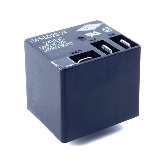 R45-5D20-5/6 RELAY GEN PURPOSE SPDT 20A 5/6V