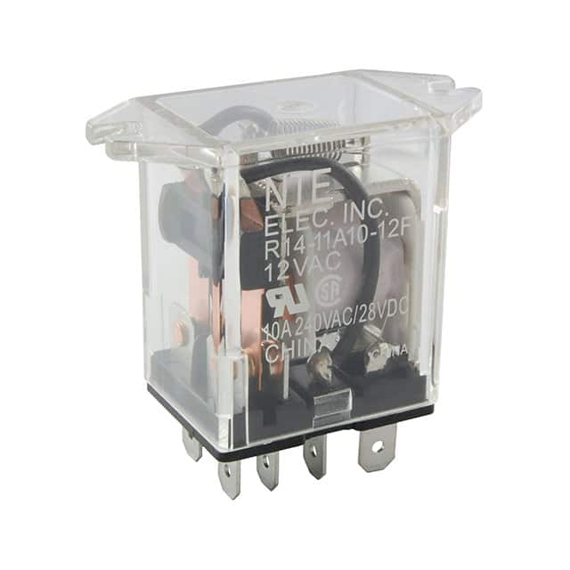 R14-11D10-6F RELAY GEN PURPOSE DPDT 15A 6V