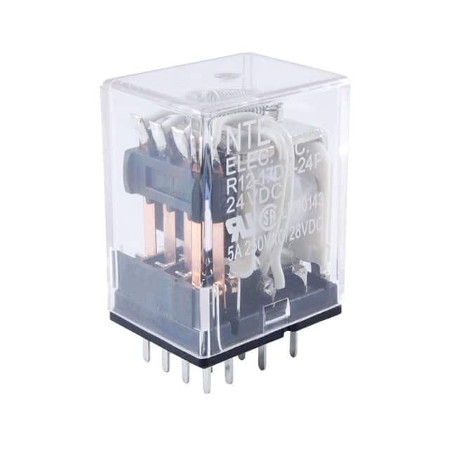 R12-17D3-24P RELAY GEN PURPOSE 4PDT 5A 24V