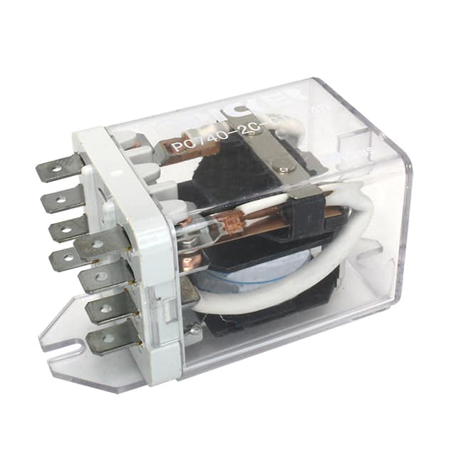 PC740-3C-C1-220A RELAY GEN PURPOSE 3PDT 40A 220V